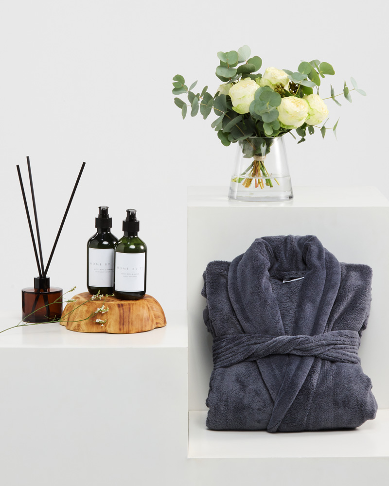 LUXE ROBE (CHARCOAL)