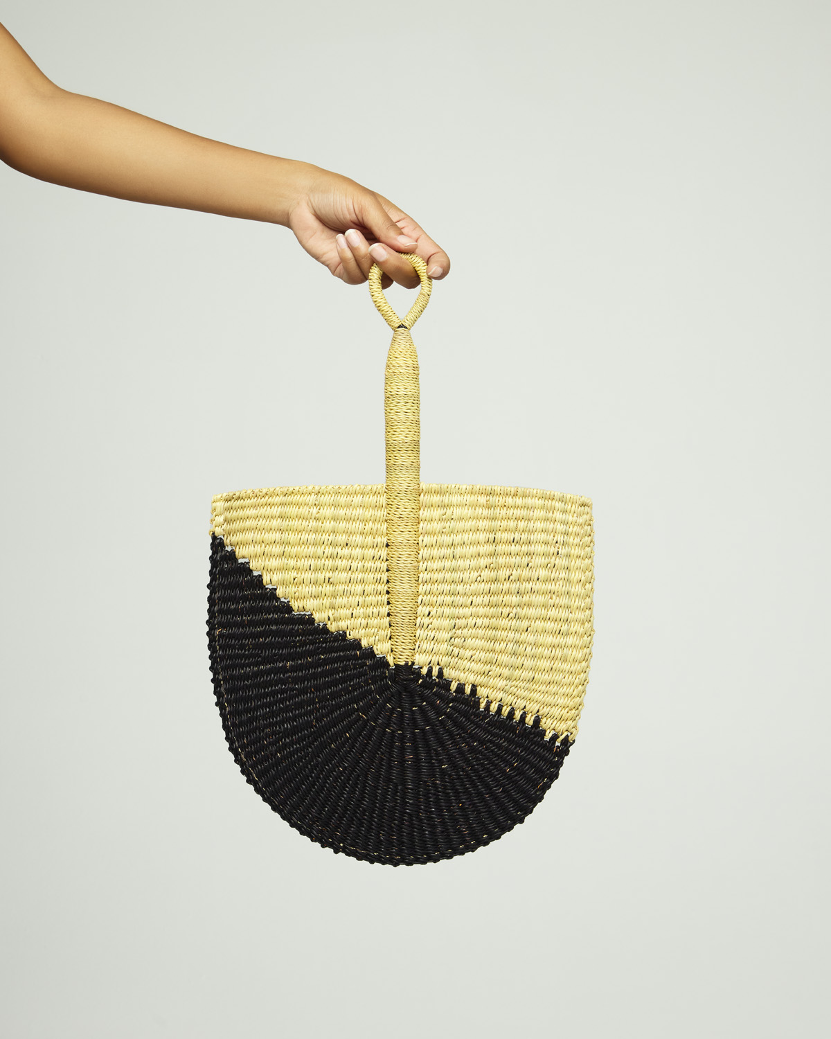 Bolga Fan | Noir & Natural