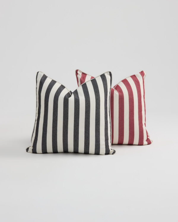 Nautical Stripe Cushion | Navy - Image 2