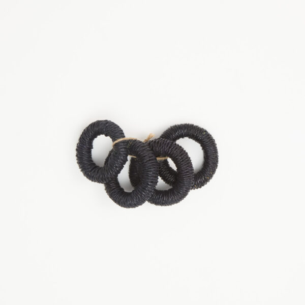 Noir Orb Napkin Ring | Set of 4