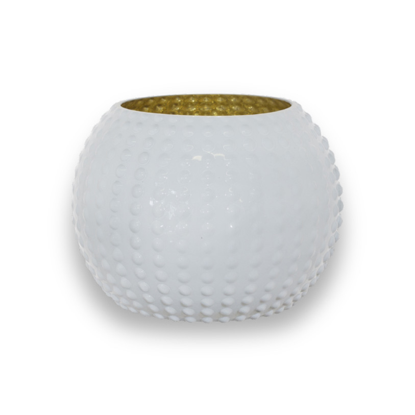 Urchin White Vase